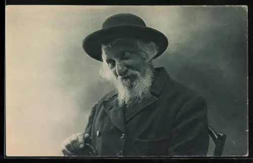 AK An Orthodox Jew of Jerusalem, orthodoxer Jude