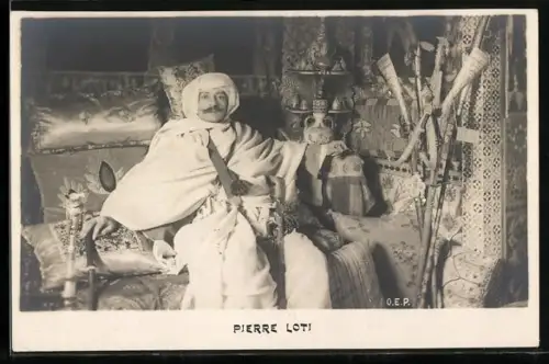 AK Dichter Pierre Loti in arabischer Kleidung