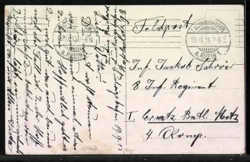 AK Auerhahn sitzt auf einem Ast und ruft über die Landschaft