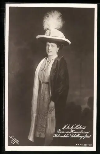 AK Hoheit Prinzessin Henriette zu Hohenlohe Schillingsfürst