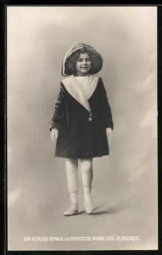 AK Prinzessin Marie-José von Belgien