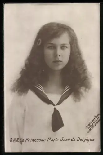 AK La Princesse Marie José de Belgique