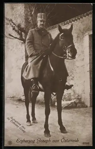 AK Erzherzog Joseph von Österreich zu Pferd