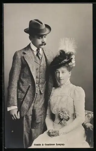 AK Adel von Belgien, Comte & Comtesse Lonyay