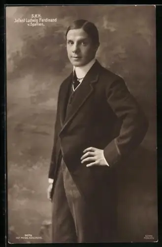 AK Infant Ferdinand Maria von Bayern