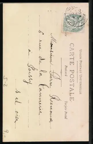 AK Allegorien für die Monate eines Jahres, April, Frau mit Glocke, Jugendstil