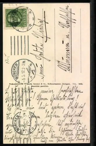 AK Zweig mit fünf Zitronen