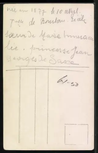 AK Portrait von Erzherzogin Maria Christine von Österreich