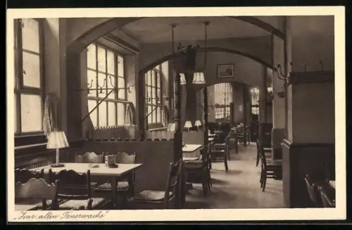 AK Berlin, Gasthaus Zur alten Feuerwache, Mauerstrasse 15a