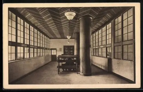 AK Hamburg-Neustadt, Verwaltungsgebäude Deutschnationaler Handlungsgehilfen-Verband, Schalterraum im Erdgeschoss