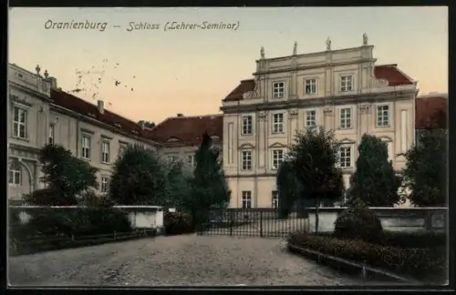 AK Oranienburg, Schloss, Lehrer-Seminar