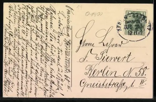 AK Oranienburg, Schloss, Lehrer-Seminar