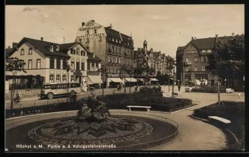 AK Höchst a. M., Partie an der Königssteinerstrasse
