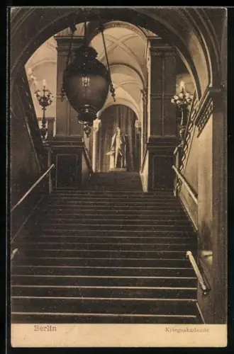 AK Berlin, Kriegsakademie, Dorotheenstrasse 58 /59