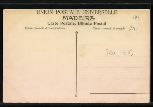 AK Madeira, Camara de Lobos, Blick über den Ort