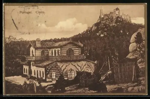 AK Cintra, Ortsansicht mit dem Palacio de Pena