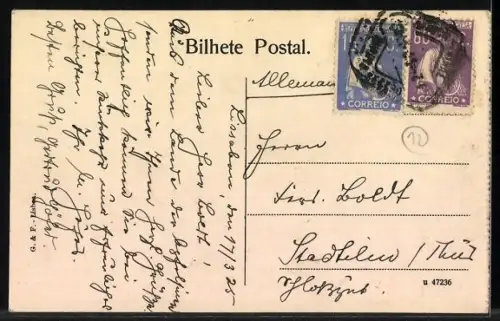 AK Cintra, Ortsansicht mit dem Palacio de Pena