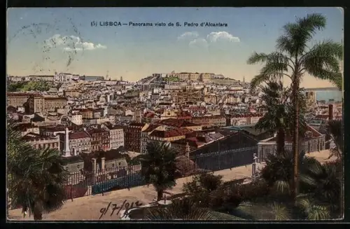 AK Lisboa, Panorama visto de S. Pedro d`Alcantara