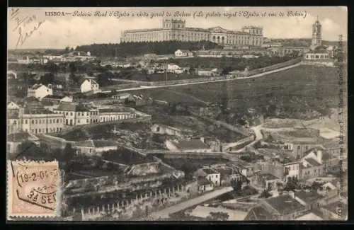AK Lisboa, Palacio Real d`Ajuda e vista geral de Belem