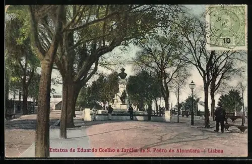 AK Lisboa, Estatua de Ediardo Coelho e Jardim de S. Pedro de Alcantara