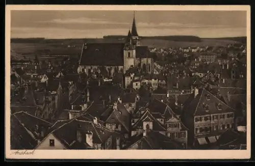 AK Ansbach, Über die Dächer der Stadt mit St. Johanniskirche