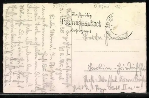 AK Rostock, am Kröpeliner Tor mit Wall