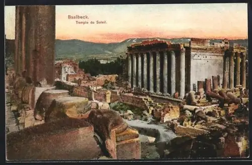 AK Baalbeck, Temple du Soleil