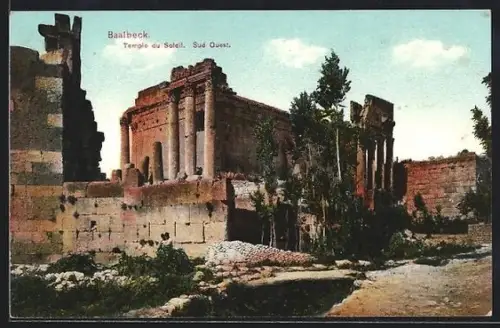 AK Baalbek, temple du Soleil, sud ouest