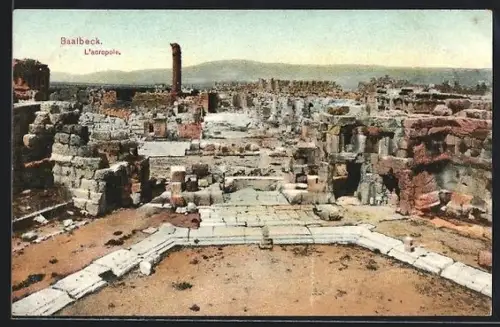 AK Baalbeck, L`acropole
