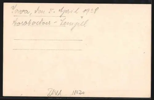 AK Java, Tempel 1928