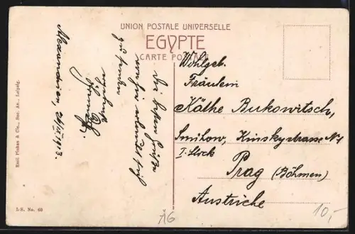 AK Alexandrie, Vue d`Alexandrie