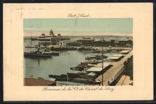 AK Port-Said, Bureaux de la Cie du Canal de Suez