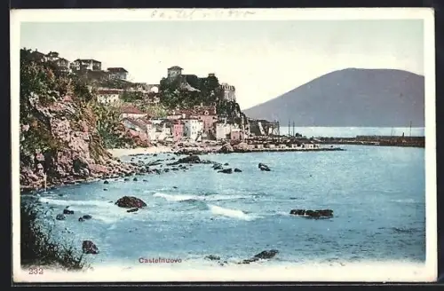 AK Castelnuovo, Blick zum Ort