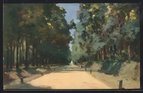 Künstler-AK Piriapolis, Avenida Artigas