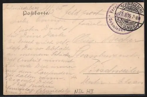 AK Oberkummhübel, Totalansicht