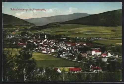 AK Schmiedeberg im Riesengeb., Panorama
