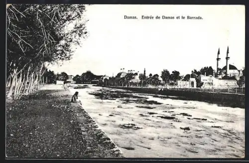 AK Damas, Entrée de Damas et le Barrada