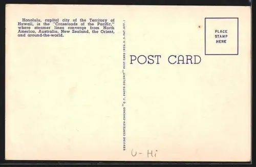 AK Honolulu, HI, Aloha Tower and harbor