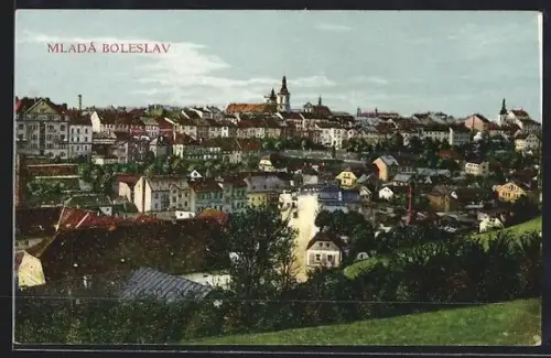 AK Mlada Boleslav, Blick über den Ort