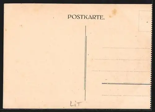 AK Wilna, Katholische Kathedrale mit Passanten