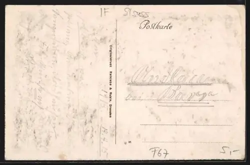 AK Andlau /Elsass, Blick über das Tal