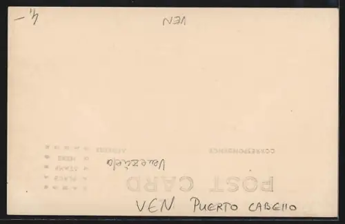 AK Puerto Cabello, Wasserpartie mit Segelschiff