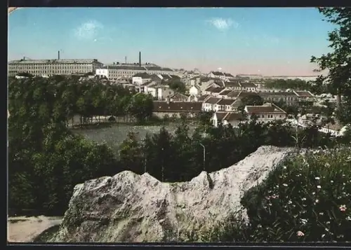 AK Iglau, Totalansicht vom Kalvarienberg