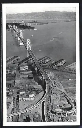 AK San Francisco, CA, View on Oakland Bay-Bridge
