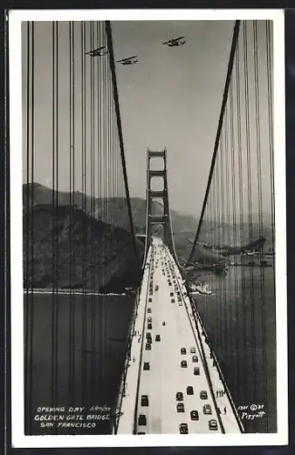 AK San Francisco, CA, Opening Day Golden Gate Bridge