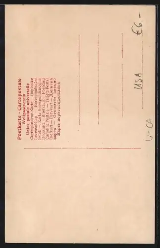 AK San Francisco, CA, Das Stadthaus wurde in 3 Minuten vom Erdbeben vollständig zerstört