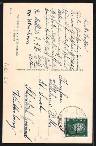 AK Grüssau, Hochalter in der Klosterkirche