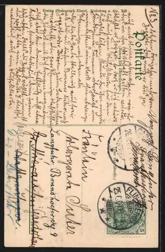 AK Bad Flinsberg /Isergebirge, Landschaft am Zauberblicksteg