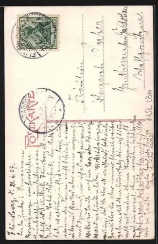 AK Bad Flinsberg, Motiv im Steinbachtal