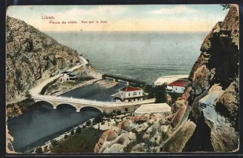 AK Fleuve du chien, Vue sur la mer